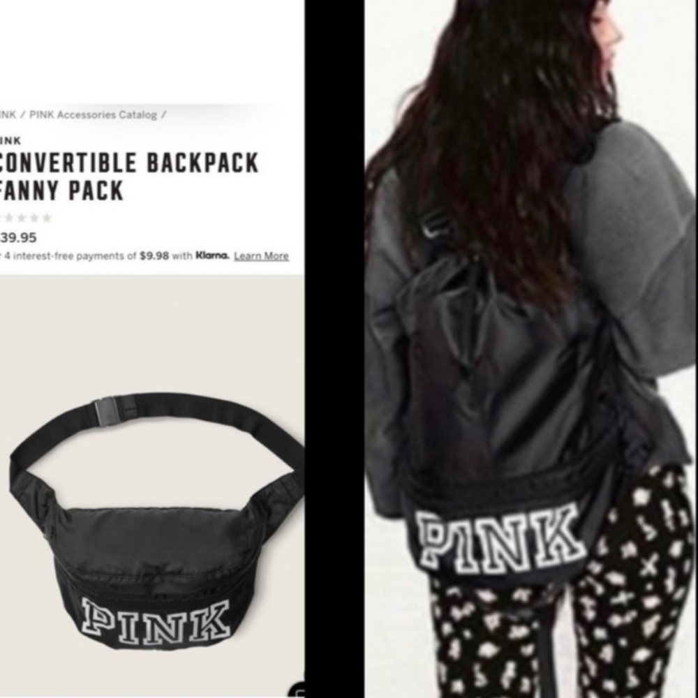 PINK VS Convertible Backpack into Fanny pack